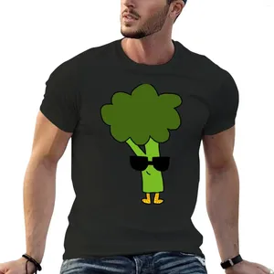 Herrpolos coola broccoli strumpor t-shirt kort grafisk t-shirt män träning