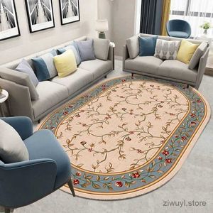 Dywany dywany w stylu europejskim do salonu Persia sypialnia dekoracje dywany owalne duże dywan dywan dywany antypoślizgowe mata drzwi wejściowych