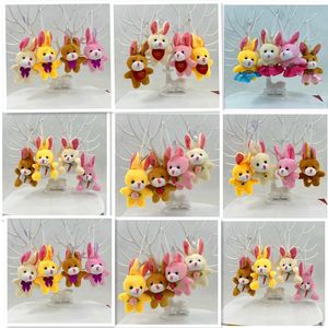 Cute Little Rabbit Plush Toy Rabbit Rabbit Doll Long Eared Rabbit Doll Little White Rabbit Pendant Keychain Throwing Gift