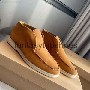 Scarpe LP LP LP Scarpe Open fatte fatte fatte a mano Summer Flats Moccasins Sole Gentleman Party Walking Top Top Suede Oxfords Slip-On Factory Gvv7