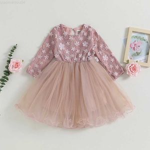 Vestidos de menina 2021 moda menina vestido garotas de jardim floral vestido de bebê vestido de bebê princesa de aniversário para 2-6yl2404