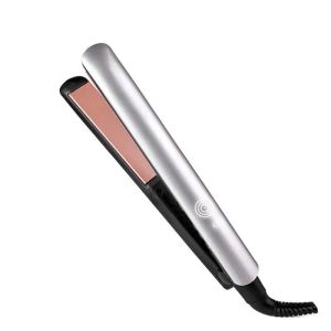 Irons Electric Nano Ceramic Flat Iron Wand Silky Hair Straightener Crimple Straighter Style Curler Salon Styling Straight Clamp Plate