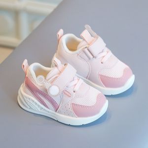 Baby Walking Shoes Functional Shoes Spring And Autumn Boys And Girls Soft Sole Anti Slip Children's Sports Shoes Mesh Baby 0C