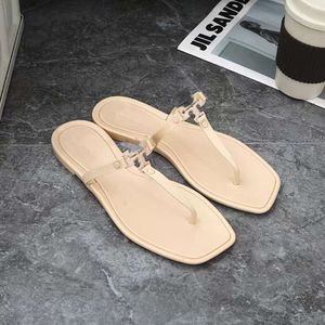 Tori Birch Sandal Designer Miller Kaptany damskie letnia moda płaska toryburche luksusowy slajd klapki klapki buty skórzane buty 428