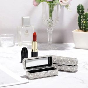 Cosmetic Bags Creative Lipstick Bag Portable Fashion Exquisite Box Shiny Cute Lip Gloss Storage Gift