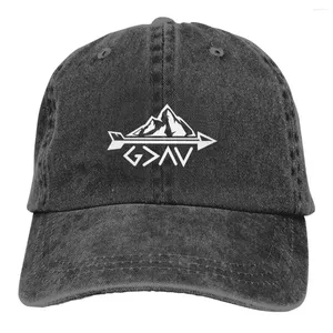 Ball Caps God Is Greater Than The Highs And Lows Baseball Peaked Cap Jesus Christ Sun Shade Hats For Men