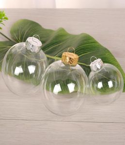 Wedding Bauble Xmas Balls Decoration Clear 3quot 80mm julprydnader DHF294205790