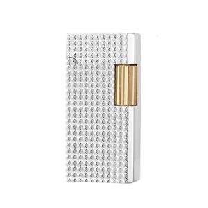 Wholesale Dual Flame Soft Torch Flame 2 In 1 Cigar Metal Lighter Butane Fuel Refillable Good For Cigar Cigarette Lighters