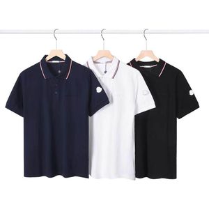 Designer masculino Basic Business Polos de camiseta moda France marca masculina camisetas soltas braçadeiras bordadas Crachadas de letra de camisa pólo shorts frete grátis
