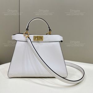 12A Mirror Quality Luxury Bags Classic Designer Bag Ladies 'Handbag Äkta läderväska Tote Satchel Påsar 27 cm Casual minimalistiska pendelväskor Top Quality Hardware
