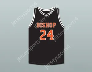 Nome personalizzato giovani/bambini Jack Cunningham 24 Bishop Hayes Tigers Away Basketball Jersey The Way Back Top Top Stitched S-6XL