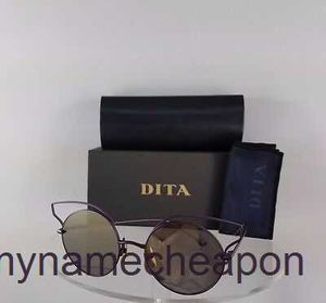 High End Designer Solglasögon för DITA -solglasögon och solglasögon Troende 23008 PUR 52mm Frame Purple Original 1to1 med riktig logotyp och låda