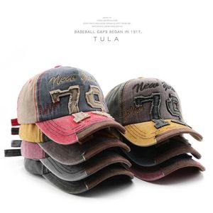 Wersja spersonalizowanych mężczyzn i vintage haftowana czapka Duckbill Cap do Outdoor Women Travel Sun Sunshade Baseball H240425