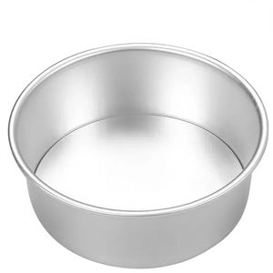 Новый 6-дюймовый печь для выпечки торт плесень алюминиевый сплав круглый поддон для кухонного подножия для выпечки для выпечки торта поднос плесени