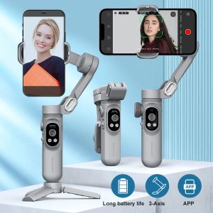 Gimbals 3Axis Gimbal Professional Handheld Stabilizer för smartphone Record Video Gimbals för mobiltelefoner Xiaomi iPhone 13 Pro Max