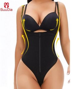 GUUDIA Thong Shapewear 6XL Shapers for Women Tummy Control Fajas Colombianas Body Zipper Open Bust suit 2201154228128