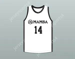 Benutzerdefinierte Name Herren Jugend/Kinder Payton Chester 14 Mamba Ballers White Basketball Trikot Top S-6xl