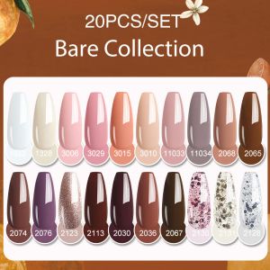 Gel Arte Clavo 20/10 Colors Series Gel Nail Polish Nail Art Kit Semi Permanent Hybrid Gel Lack Set 354Colors Soak Off UV Gel Lamp