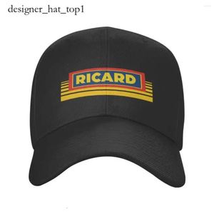 Ricard Ball Caps Designer Bob Ricard Hat dla mężczyzn Kobiety Najwyższej jakości czapka baseballowa wiele kolorów Stylowe Casquette Regulowane czapki Sunshade Baseball Cap 4283