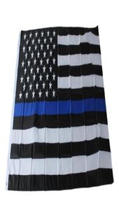 4種類90150cm Blueline USA Police Flag