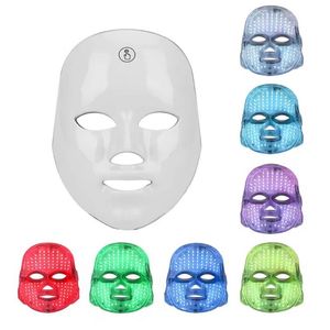 7 colors led beauty facial mask PDT Phototherapy Acne Skin Care LED Face Mask Beauty Device