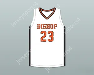 Custom Mens Youth/Kinder Bobby Freeze 23 Bischof Hayes Tigers Weiß Basketball Trikot Der Rückweg Top genäht S-6xl