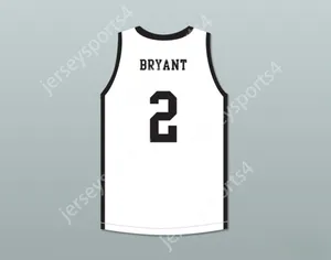 Custom-Nummer Herren Jugend/Kinder Gianna Bryant 2 Mamba Ballers White Basketball Trikot Top S-6xl