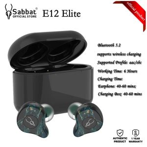 イヤホンSABBAT E12 ELITETWSワイヤレスBluetooth in Ear Sports Bluetoothヘッドセット5.2オートペアリングサポートAPTX HIFIヘッドセットワイヤレス