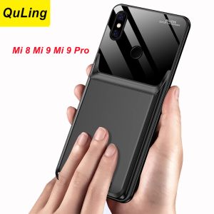 Badminton Quling 10000 mAh obudowa akumulatora dla Xiaomi Mi 8 9 9 Pro Bateria Power Bank Case MI9 Bateryjna obudowa dla Xiaomi Mi 9