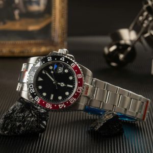 Mens Watch Glide Lock Luxury Ceramic Bezel Sapphire Mechanical Submarine Watches 904l Steel Dive Wristwatches Sapphire Luminous RLX Watches Montre Sapphire AAA