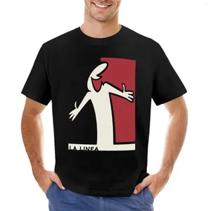 Erkek Polos Linea T-Shirt Gümrük Erkek Beyazlar Artı Boyut Üstleri Siyahlar Erkek Giysileri