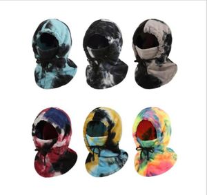 Berretti tintura tintura a freddo protezione polare pile polare balaclava faccia piena di copertina unisex maschera da sci tieni cappelli da ciclismo caldi5612093