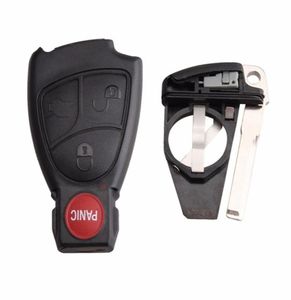 Für Benz 4 -Tasten Remote Keyless Smart Key Case Shell Deckel leer Blade Batteriehalter12151444845325