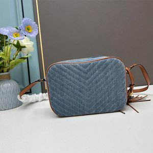 Luksusowy Raffias Weave Tassel Lou Camera Bag Męs