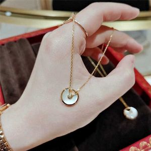 Original designer Net red high-quality simple personality Carter amulet minority design light luxury style no fading necklace female clavicle chain 28ZC