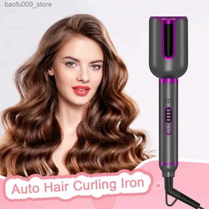 Curling Irons YIBER Rotating Iron Rod Wave Natural Hair Styling Tool Ceramic Automatic Electric Removal Machine for Care Q240425
