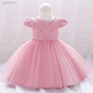 Abiti per ragazze Nita nate Girls Battesm Dress Bambino bambino 1 ° compleanno Abiti da festa principessa Abiti per estate abiti da battesimo bambino D240425