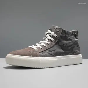 Sapatos casuais homens treinadores de couro malha malha primavera sufocãs machos high street sneakers de marca de marca