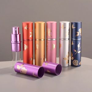 NEW 2024 10ml Portable Mini Refillable Perfume Bottle With Scent Pump Metal Aluminum Empty Cosmetic Containers Spray Atomizer Bottle for mini