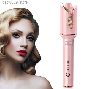 Керлинг Irons Fashionable Mage Wave Professable Rotating Curling Irry Iron Ceramic Automatic Curler Q240425