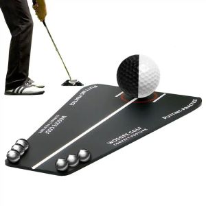 AIDS Golf Pult Track Board Golf Putter Green Practice Board Portable Golf Truectory Balancer для гольф