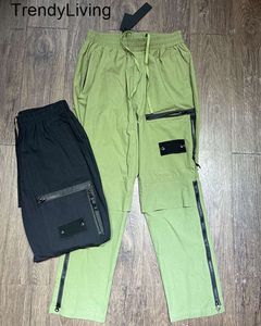 Yeni 24SS Erkek Kargo Pantolon Moda Marka Vintage Sweetpants Kadın Klasik Desen Jean Men Gündelik Sokak Stili Pant Şık Bölünmüş Ter Pantolon