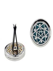 Car Perfume Clip Home Essential Oil Diffuser For Car Locket Clip 30mm Stainless Steel Car Air Freshener Conditioning Vent Clip5555242