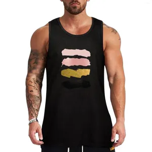 Herren -Tanktops Glam Pinselstrokes Top Gymmänner