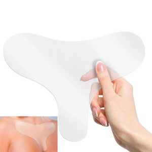 Enhancer reutilizável iluminar a almofada de tórax silicone transparente remendo manchas de face cuth cuth nutrening peting the tapta de tórax carne