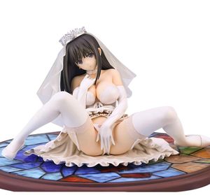 Anime siffror 12cm SkyTube Sexig figur Fel Ai Saeki Wedding PVC Action Figur Toy Sexig Girl Figure Collection Model Doll Toy X055821906