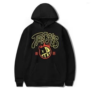 Erkekler hoodies joshdub the Boys iyi vs kötü eşya büyük boy kadınlar/erkek hoodie sweatshirt Streetwear hip hop kazak kapüşonlu ceket dış giyim