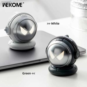 Portabla högtalare Wekome Wireless Portable Bluetooth Music Speaker V5.3 Sci-Fi Breathing Light Astronaut Form Mini Speaker For Desktop Decoration D240425