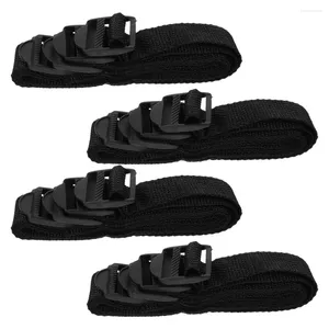 Dekorative Blumen 16 PCs Rasenskofferschnürsenkel Pflegezubehör Verstellbare Schuh aufblasbare Risss schwarze Sandalen Nylon für