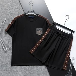 Moda nowe męskie letnie dresy główne bluzy o dużej bramce spodnie jogger men men designer tshirts